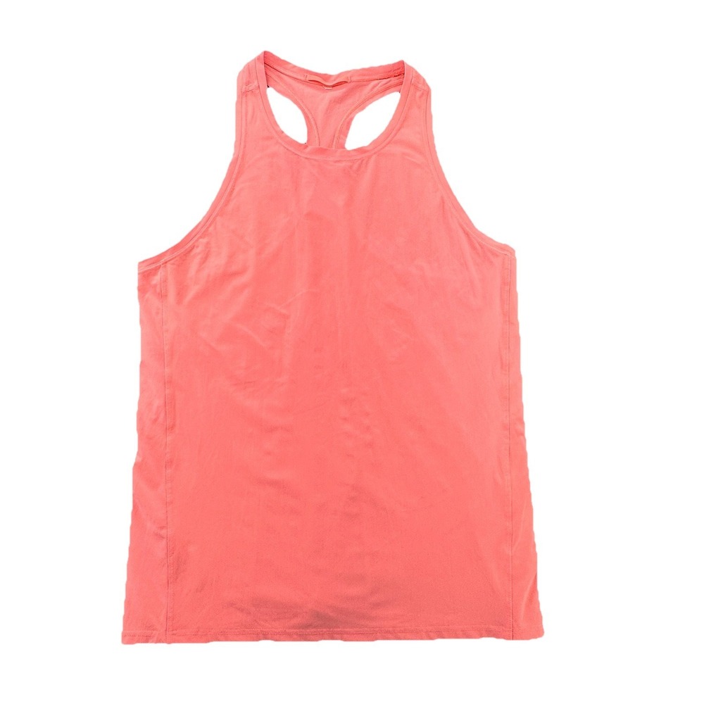 Athleta Coral Racerback Athletic Tank‎ Top Nylon Spandex Workout Yoga Size Small